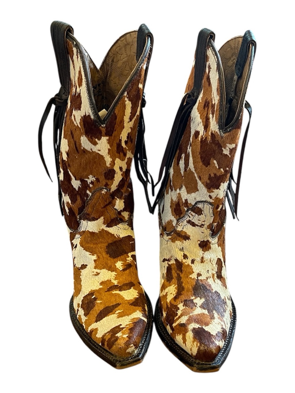 Tony Lama Boots Women's Sz 9.5 B
Calf Hide Apache Hair Cowboy
Western VF 6037 - Picture 5 of 7